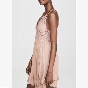 NWT Free People Women’s Adela Slip Dress Rose
